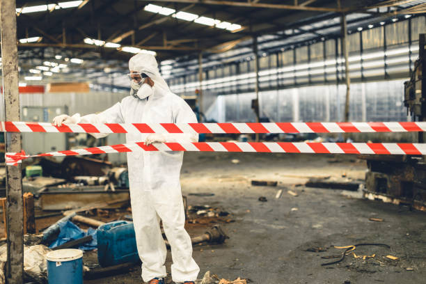 Professional Biohazard technician working in Meadow Vista, CA